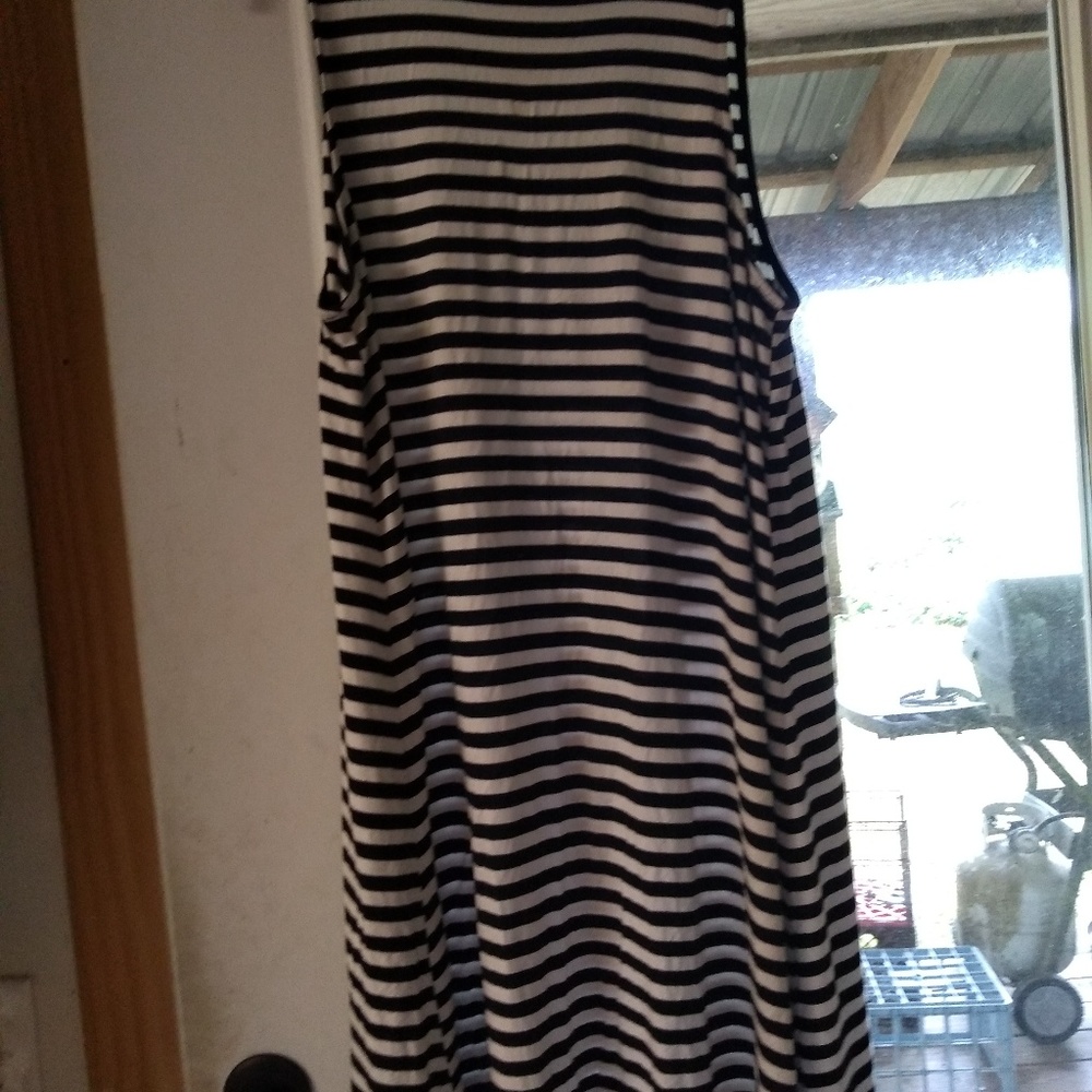 Striped tank dress
